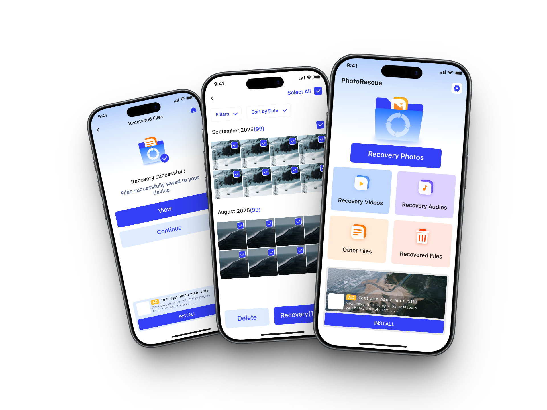 PhotoRescue App Screenshot